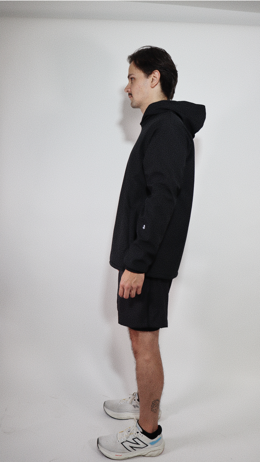 Anywhere Hoodie | Seal Extreme Softshell / DWR – Black