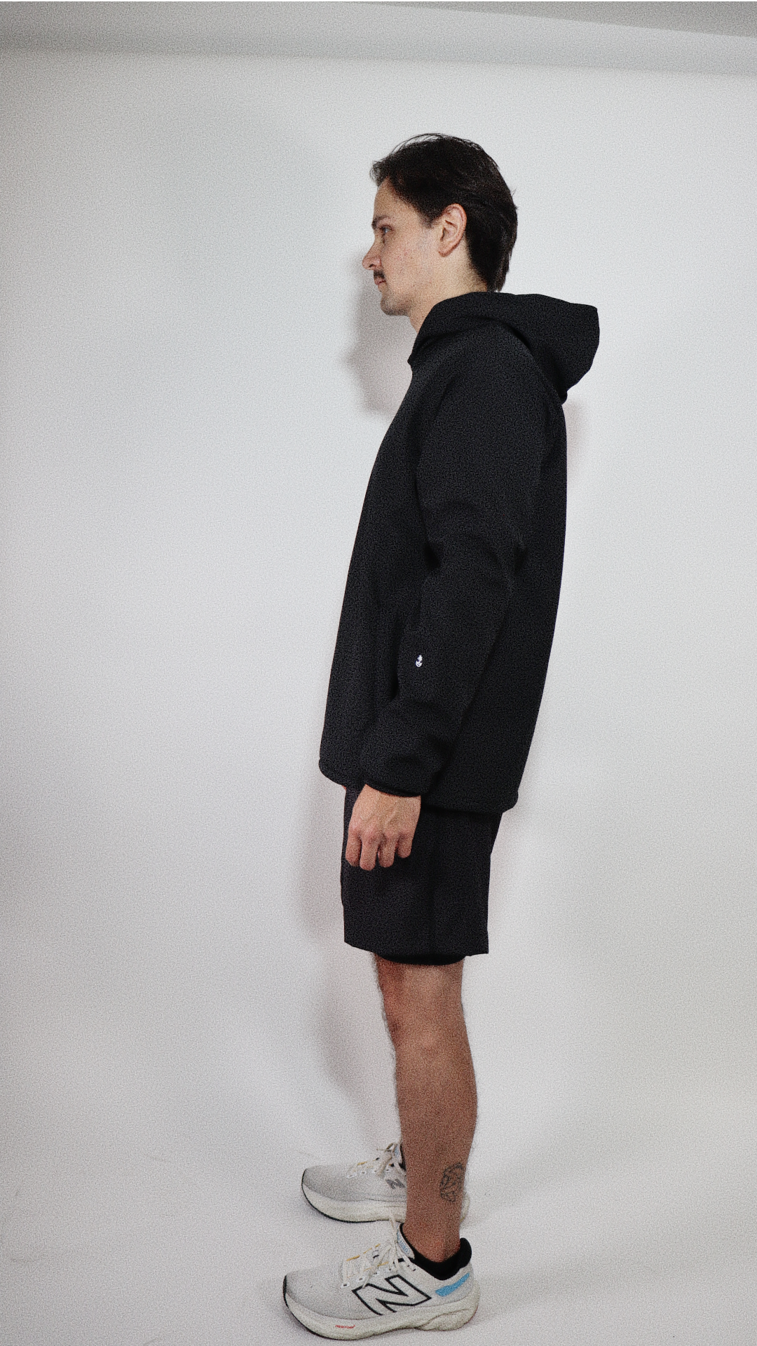 Anywhere Hoodie | Seal Extreme Softshell / DWR – Black
