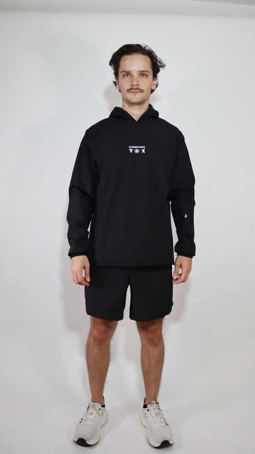 Anywhere Hoodie | Seal Extreme Softshell / DWR – Black