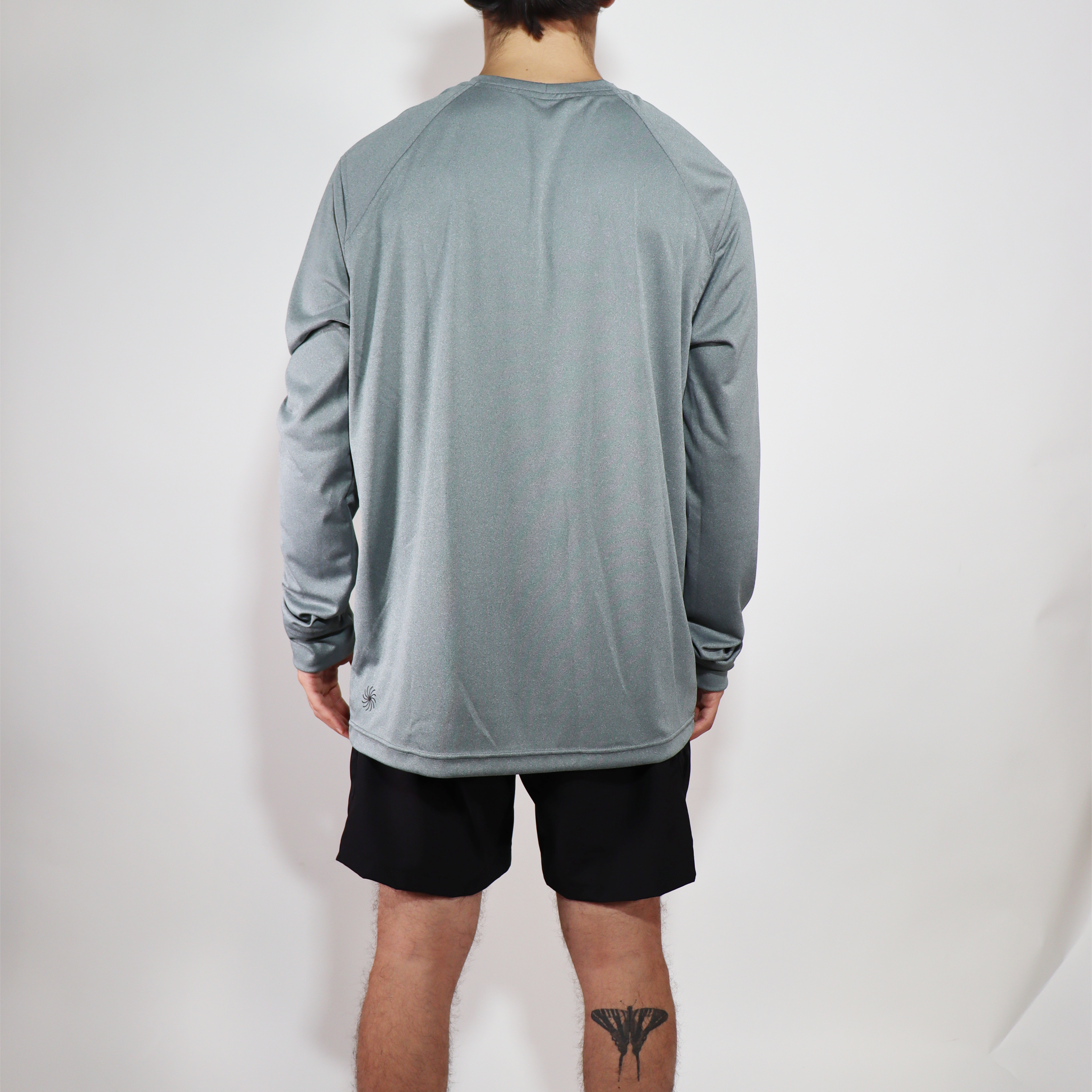 Playera M/L Summit Gris Claro