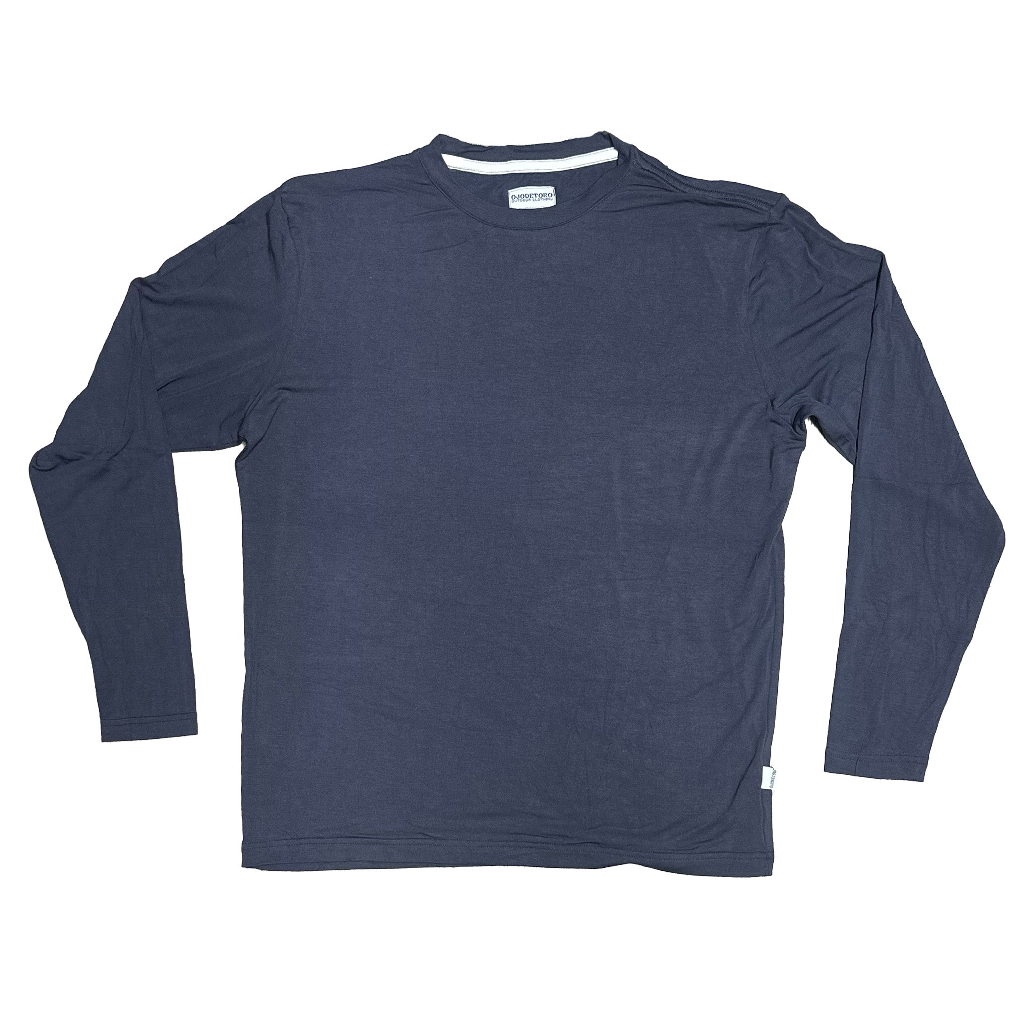 Bamboo Long Sleeve | 100% Natural Comfort – Gris Obscuro.