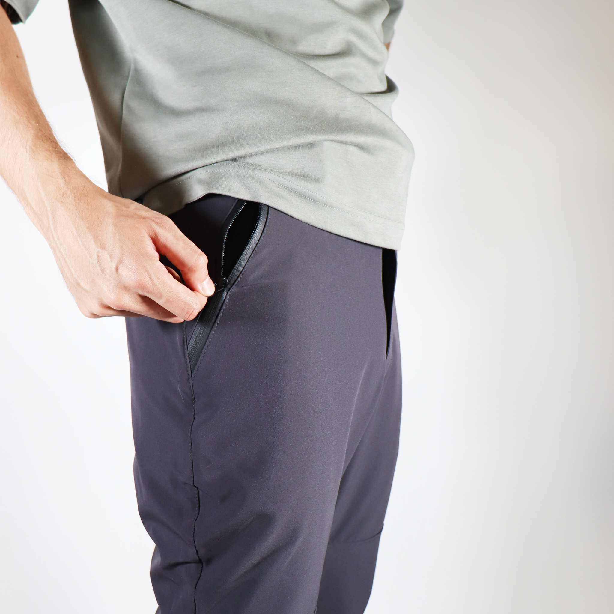 HydroFlex Pants | Technical Water-Repellent – Gris Obscuro