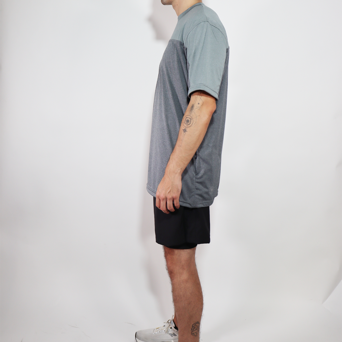 Summit Short Sleeve | UPF50+ Base Layer – Dark Grey