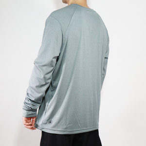 Playera M/L Summit Gris Claro