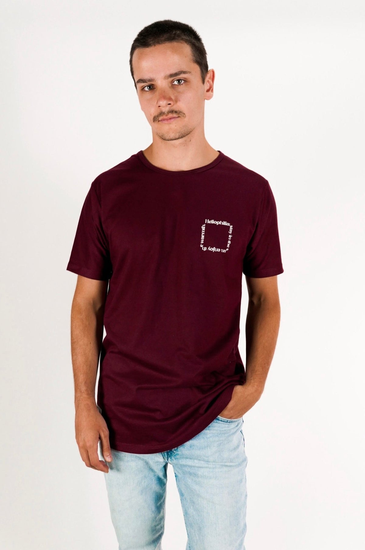 Heliophilia Tee | Merlot - OjoDeToro