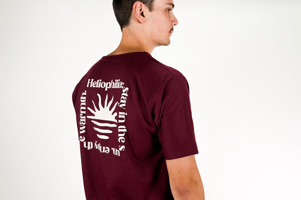 Heliophilia Tee | Merlot - OjoDeToro