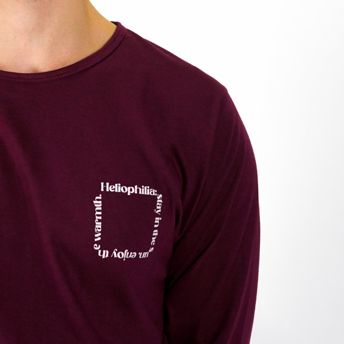 Heliophilia Tee | Merlot Manga Larga - OjoDeToro