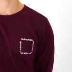 Cargar imagen en el visor de la galería, Heliophilia Tee | Merlot Manga Larga - OjoDeToro

