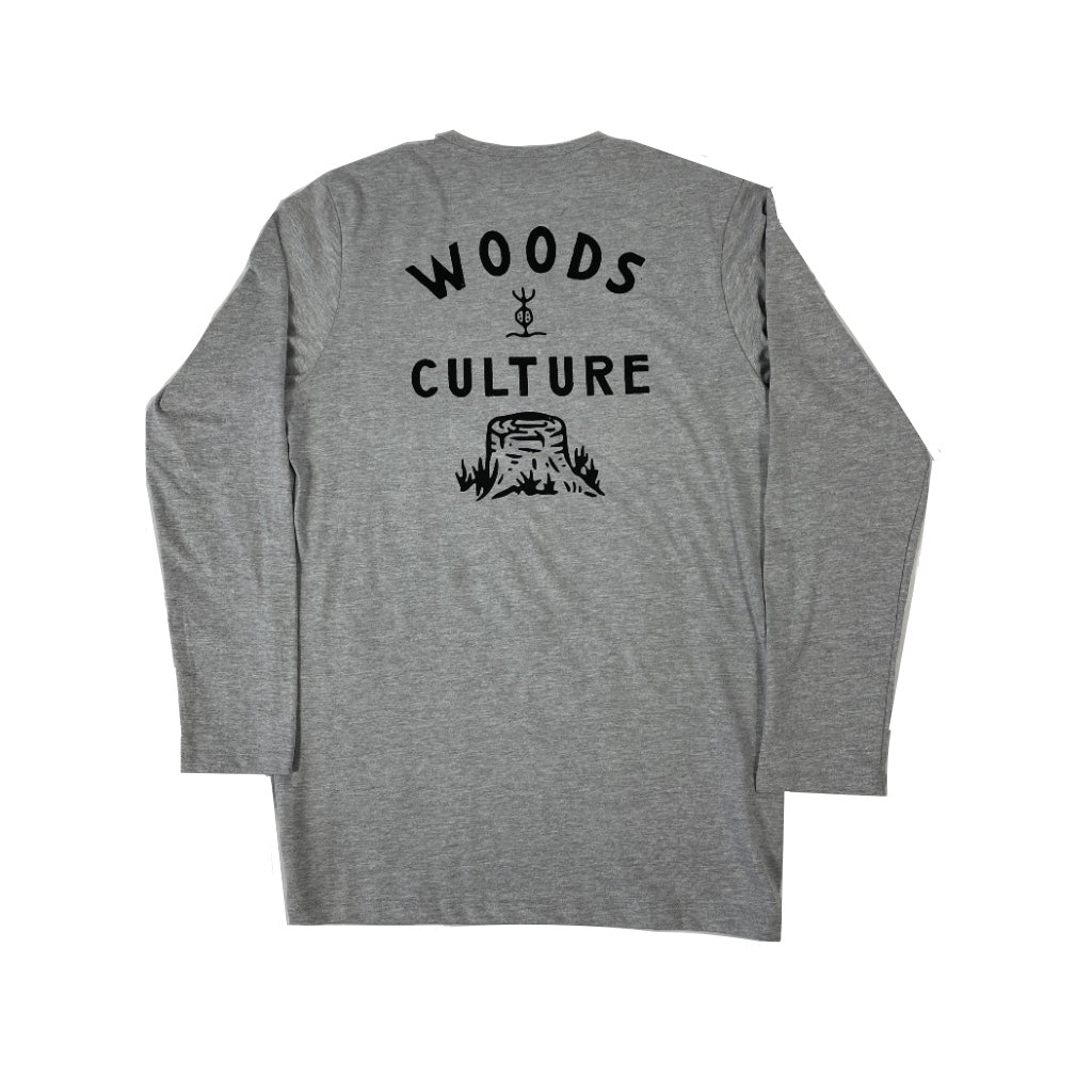 The Woods Culture Tee | Gris Manga Larga - OjoDeToro